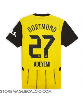 Borussia Dortmund Karim Adeyemi #27 Maglia Gara Casa Repliche 2024-25